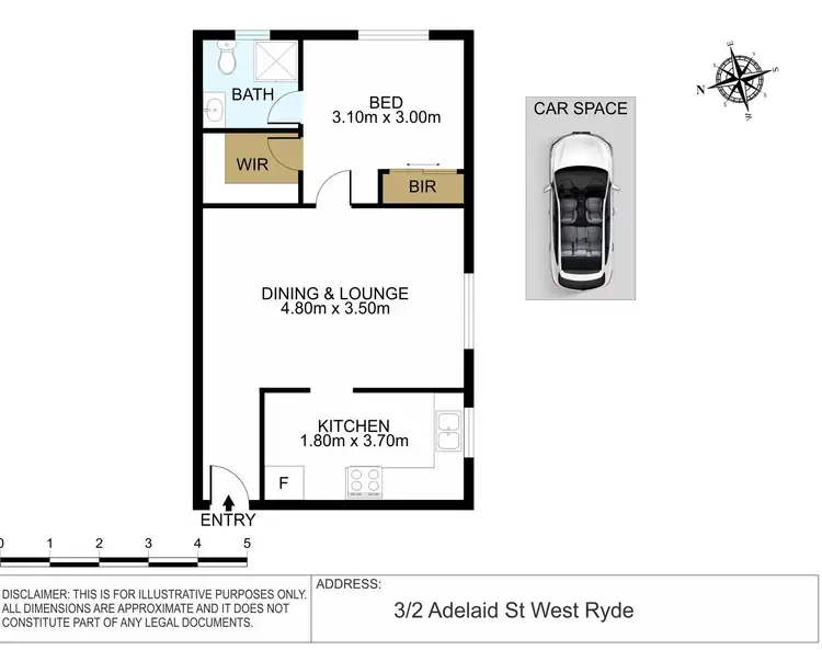 Floorplan of Homely apartment listing, 3/2 Adelaide Street, West Ryde NSW 2114