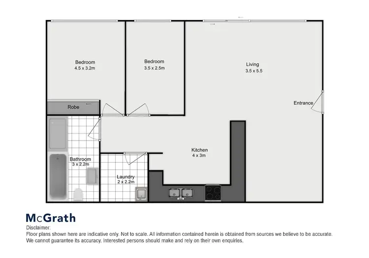 Floorplan of Homely apartment listing, 17/2-6 Gurrier Avenue, Miranda NSW 2228