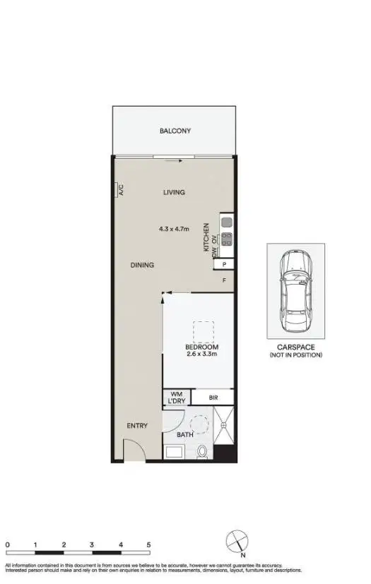 Floorplan of Homely apartment listing, 504/108 Queensberry Street, Carlton VIC 3053