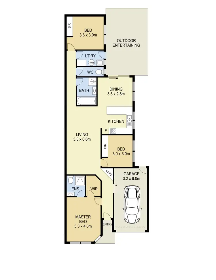 Floorplan of Homely house listing, 60 Chris Court, Hillside VIC 3037