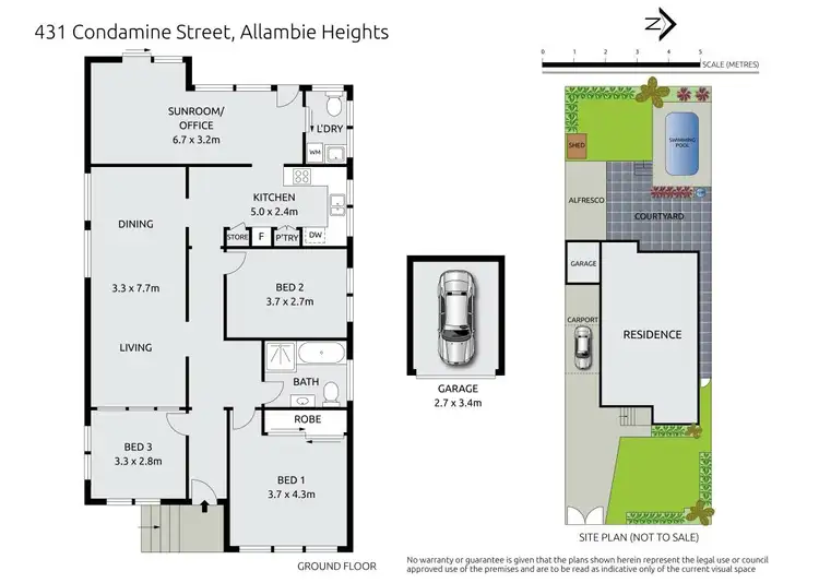 Floorplan of Homely house listing, 431 Condamine Street, Allambie Heights NSW 2100
