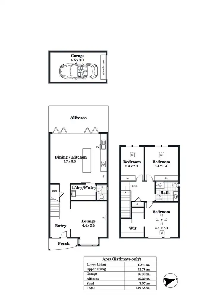 Floorplan of Homely house listing, 87 Hill Street, North Adelaide SA 5006