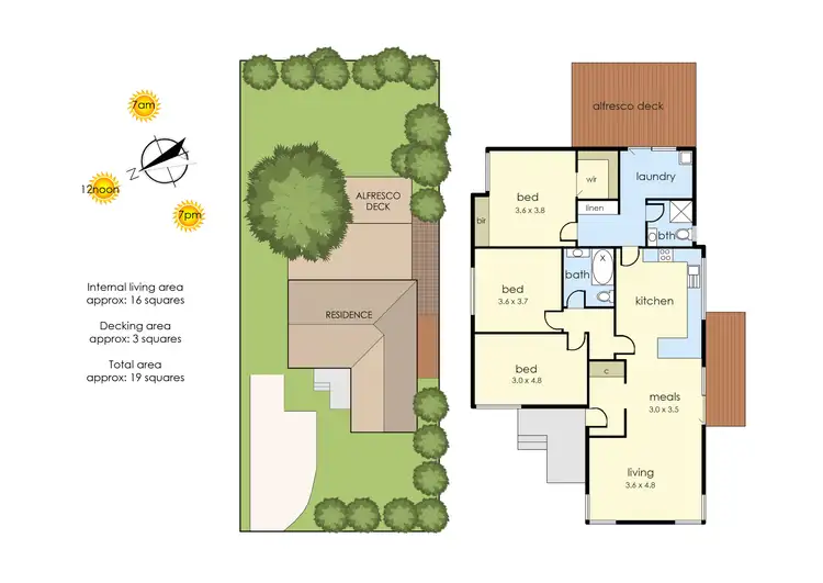 Floorplan of Homely house listing, 6 Burns Street, Frankston VIC 3199
