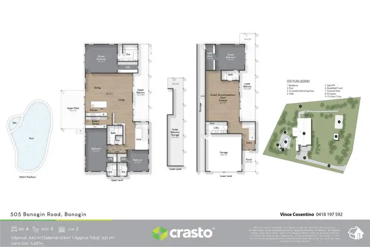 Floorplan of Homely house listing, 505 Bonogin Road, Bonogin QLD 4213