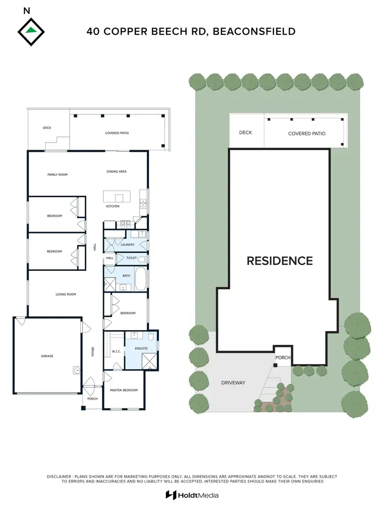 Floorplan of Homely house listing, 40 Copper Beech Road, Beaconsfield VIC 3807