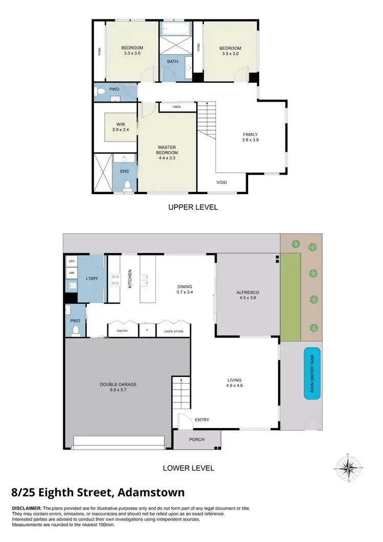 Floorplan of Homely townhouse listing, 8/25 Eighth Street, Adamstown NSW 2289