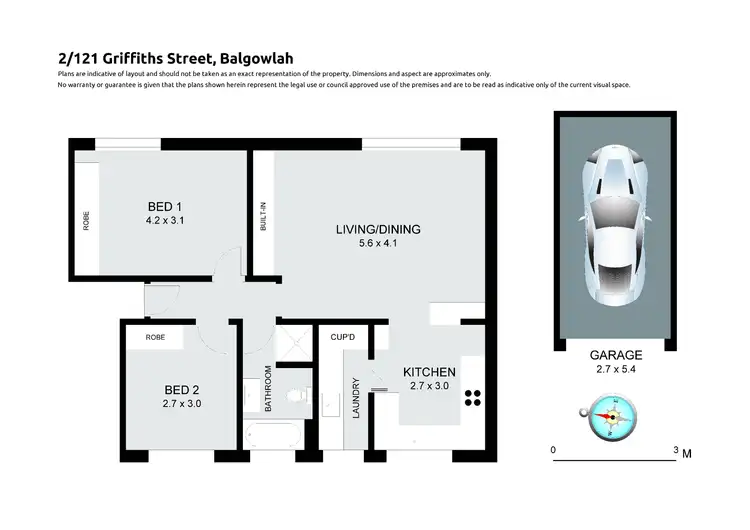 Floorplan of Homely apartment listing, 2/121 Griffiths Street, Balgowlah NSW 2093