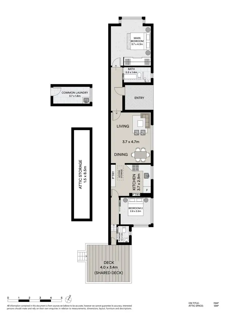 Floorplan of Homely apartment listing, 3/276 Sailors Bay Road, Northbridge NSW 2063