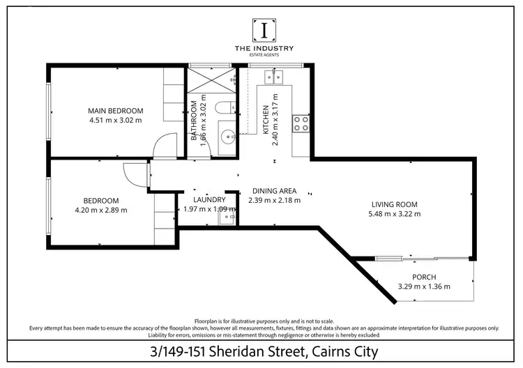 Floorplan of Homely unit listing, 3/149-151 Sheridan Street, Cairns City QLD 4870