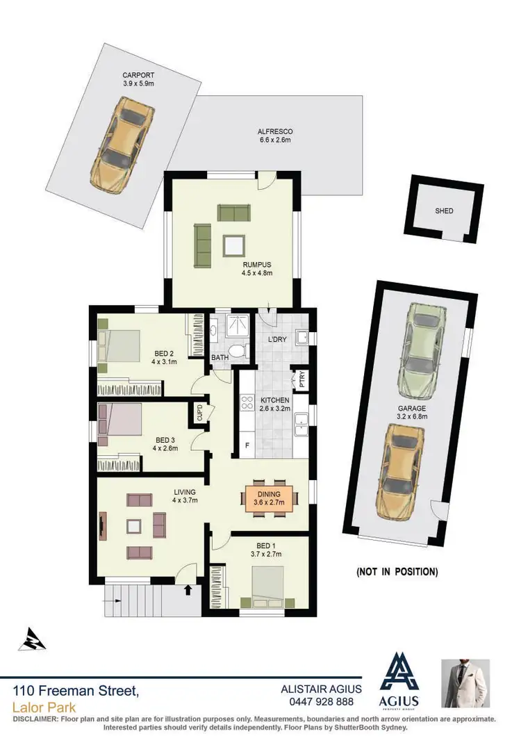 Floorplan of Homely house listing, 110 Freeman Street, Lalor Park NSW 2147