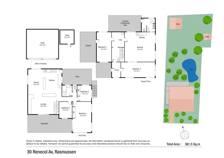 Floorplan of Homely house listing, 30 Renecol Avenue, Rasmussen QLD 4815