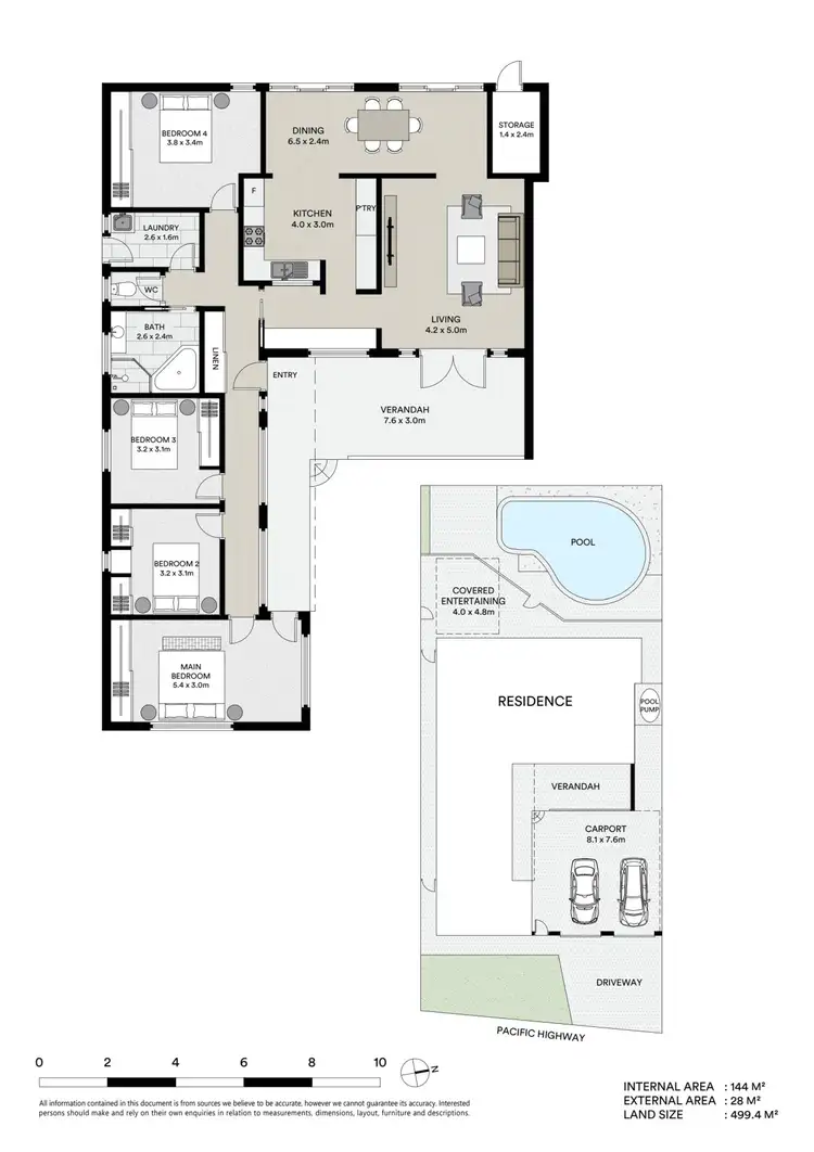 Floorplan of Homely house listing, 968 Pacific Highway, Lisarow NSW 2250