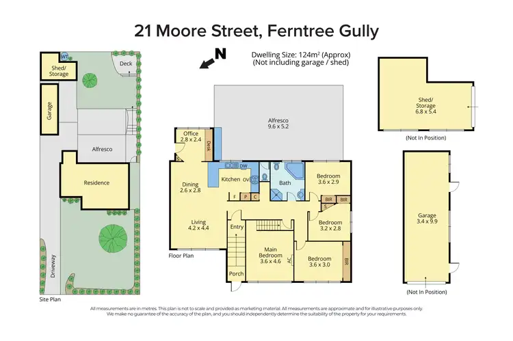 Floorplan of Homely house listing, 21 Moore Street, Ferntree Gully VIC 3156