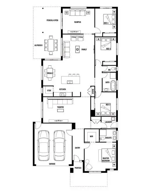Floorplan of Homely house listing, 14 Accord Avenue, Officer VIC 3809