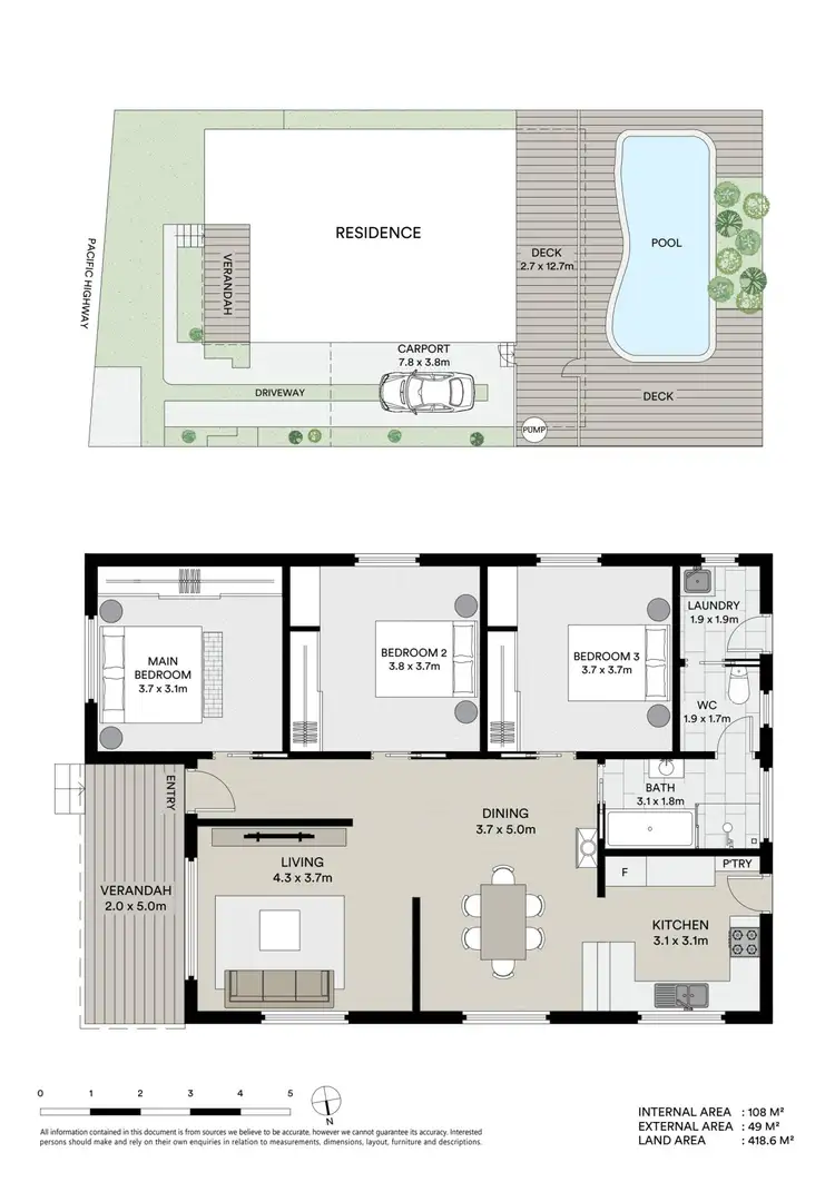 Floorplan of Homely house listing, 970 Pacific Highway, Lisarow NSW 2250