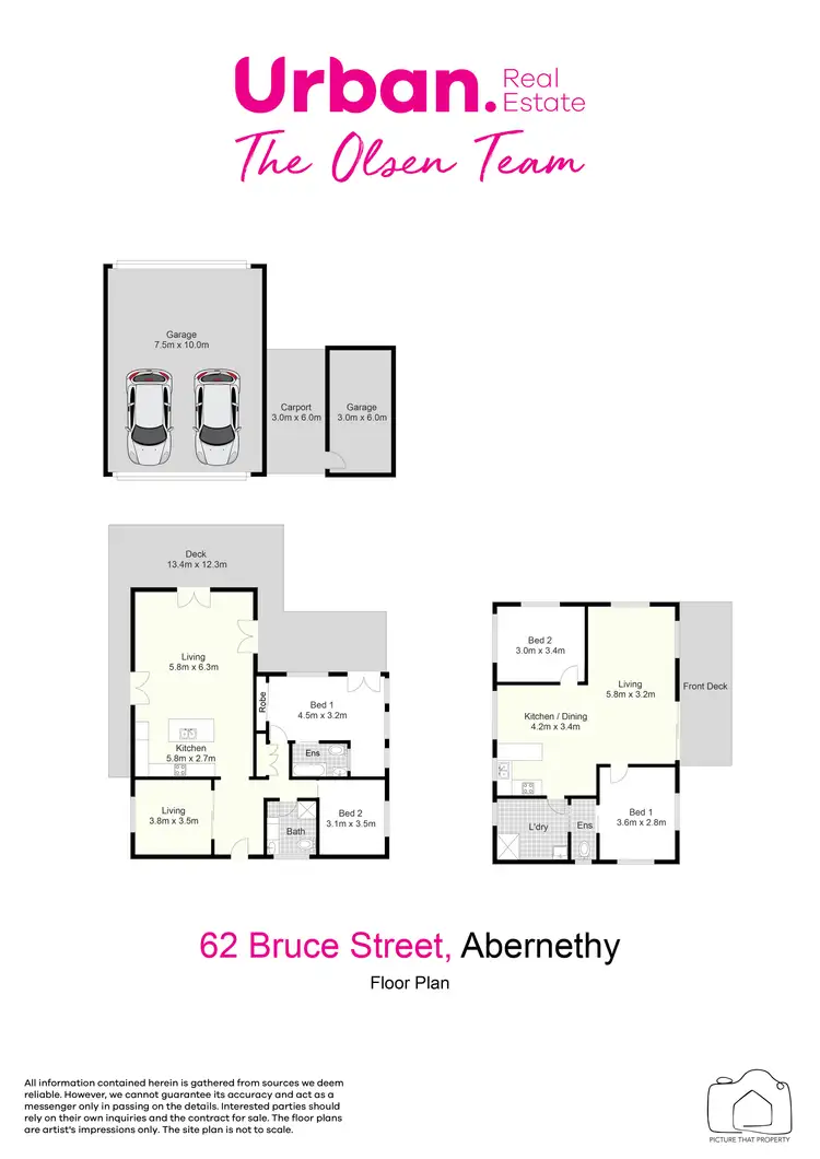 Floorplan of Homely rural property listing, 62 Bruce Street, Abernethy NSW 2325