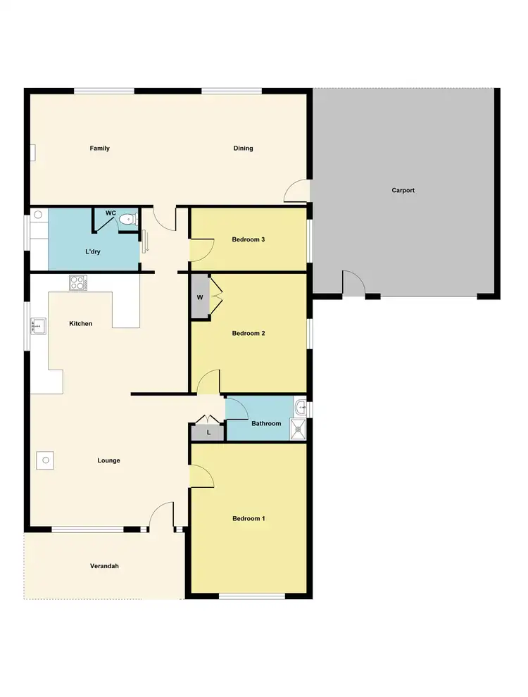 Floorplan of Homely house listing, 31 Outtrim Street, Maryborough VIC 3465