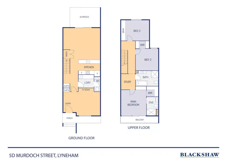 Floorplan of Homely townhouse listing, 5D Murdoch Street, Lyneham ACT 2602