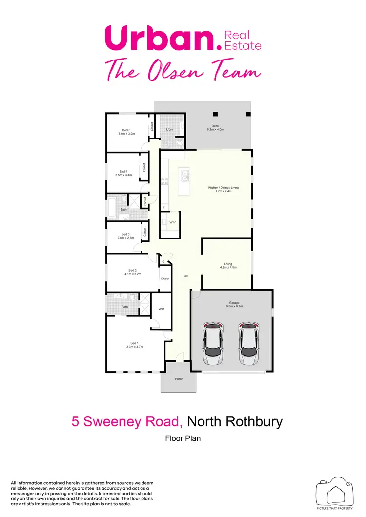 Floorplan of Homely house listing, 5 Sweeney Road, North Rothbury NSW 2335