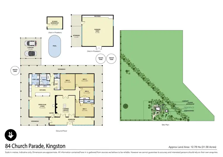 Floorplan of Homely house listing, 84 Church Parade, Kingston VIC 3364