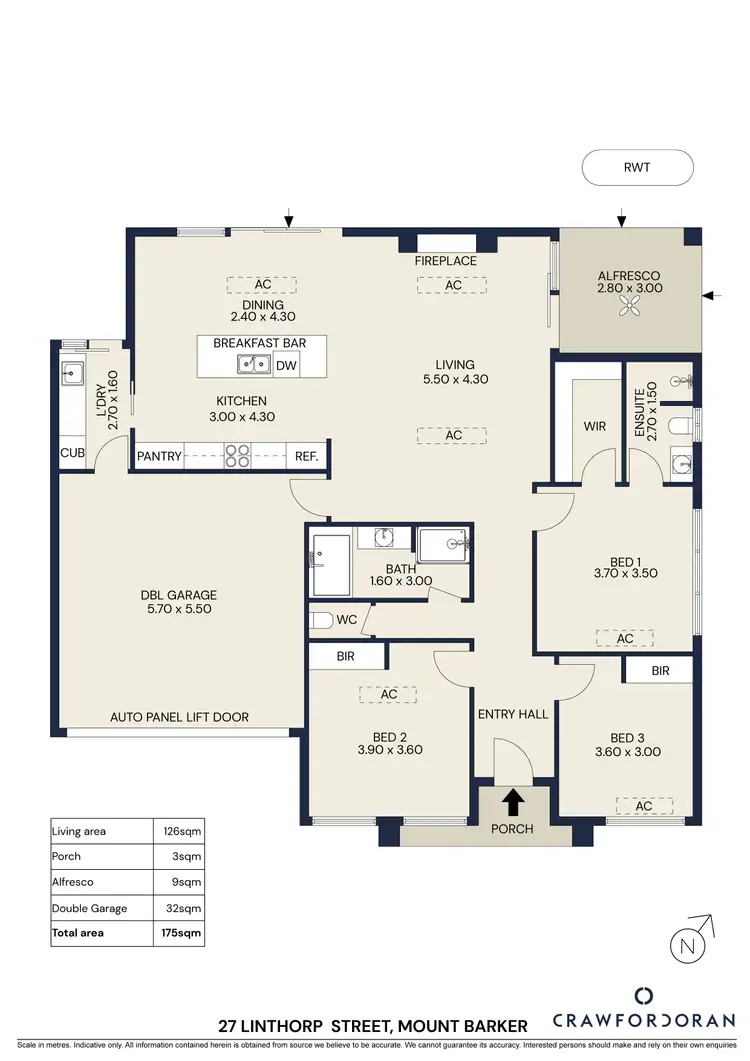 Floorplan of Homely house listing, 27 Linthorp Street, Mount Barker SA 5251