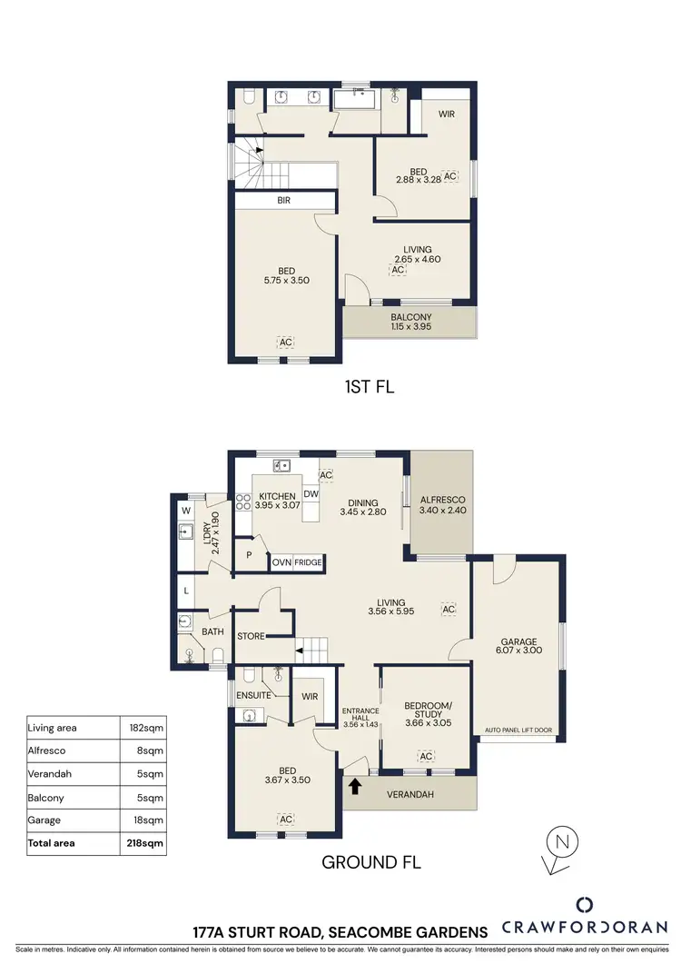 Floorplan of Homely house listing, 177A Sturt Road, Seacombe Gardens SA 5047