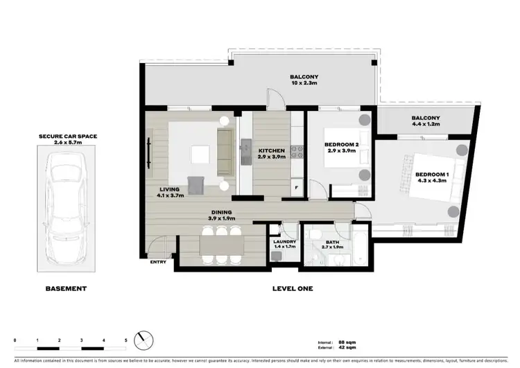 Floorplan of Homely apartment listing, 20/127 Banksia Street, Botany NSW 2019