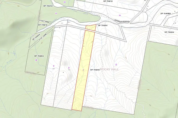 Floorplan of Homely rural property listing, LOT 33 Rocky Hall Firetrail, Rocky Hall NSW 2550