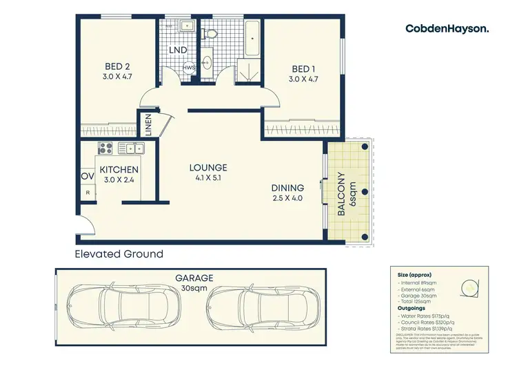 Floorplan of Homely apartment listing, 3/253-257 Victoria Road, Drummoyne NSW 2047