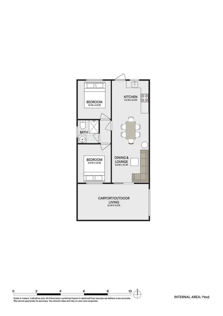 Floorplan of Homely unit listing, 4/6 Corambara Crescent, Toormina NSW 2452
