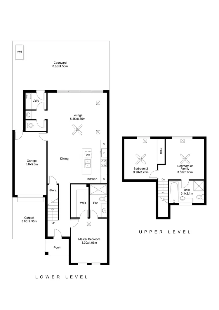 Floorplan of Homely house listing, 14F Grivell Street, Campbelltown SA 5074