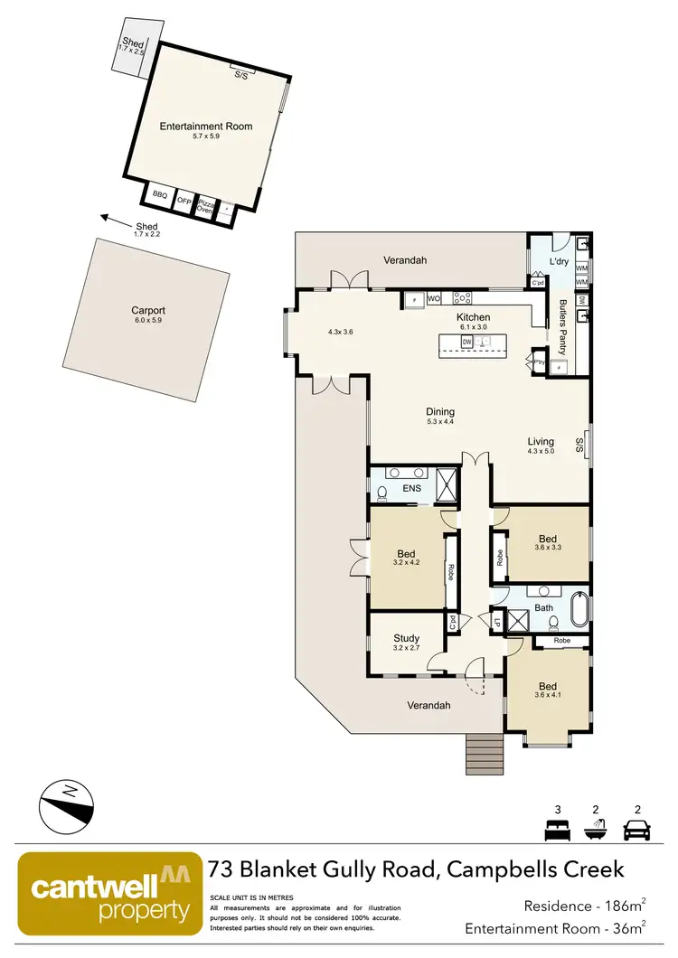 Floorplan of Homely house listing, 73 Blanket Gully Road, Campbells Creek VIC 3451