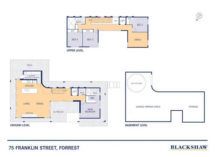Floorplan of Homely house listing, 75 Franklin Street, Forrest ACT 2603