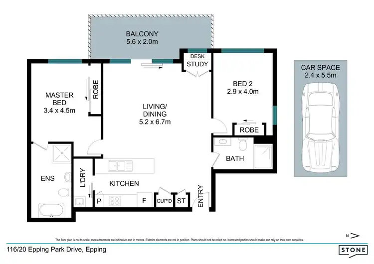 Floorplan of Homely apartment listing, 116/20 Epping Park Drive, Epping NSW 2121