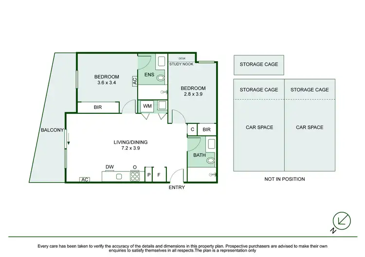 Floorplan of Homely apartment listing, 413/87 High Street, Prahran VIC 3181