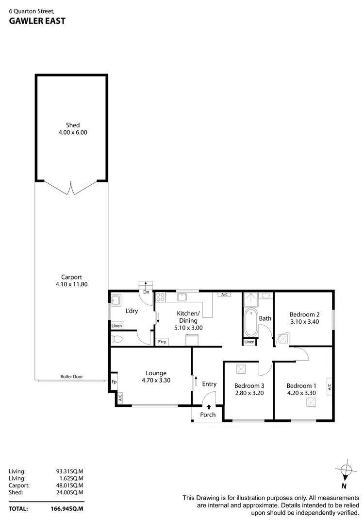 Floorplan of Homely house listing, 6 Quarton Street, Gawler East SA 5118