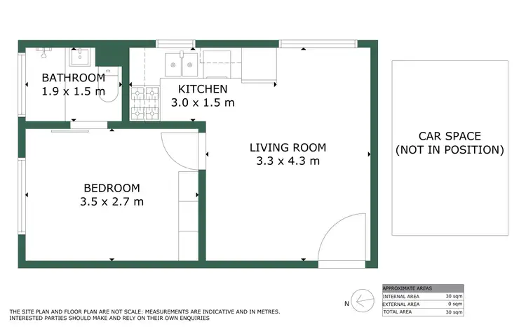 Floorplan of Homely apartment listing, 3/183 Coppin Street, Richmond VIC 3121