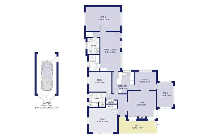 Floorplan of Homely house listing, 1 Rose Street, Epping NSW 2121