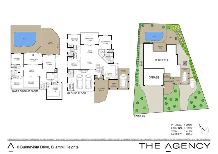 Floorplan of Homely house listing, 6 Buenavista Drive, Bilambil Heights NSW 2486
