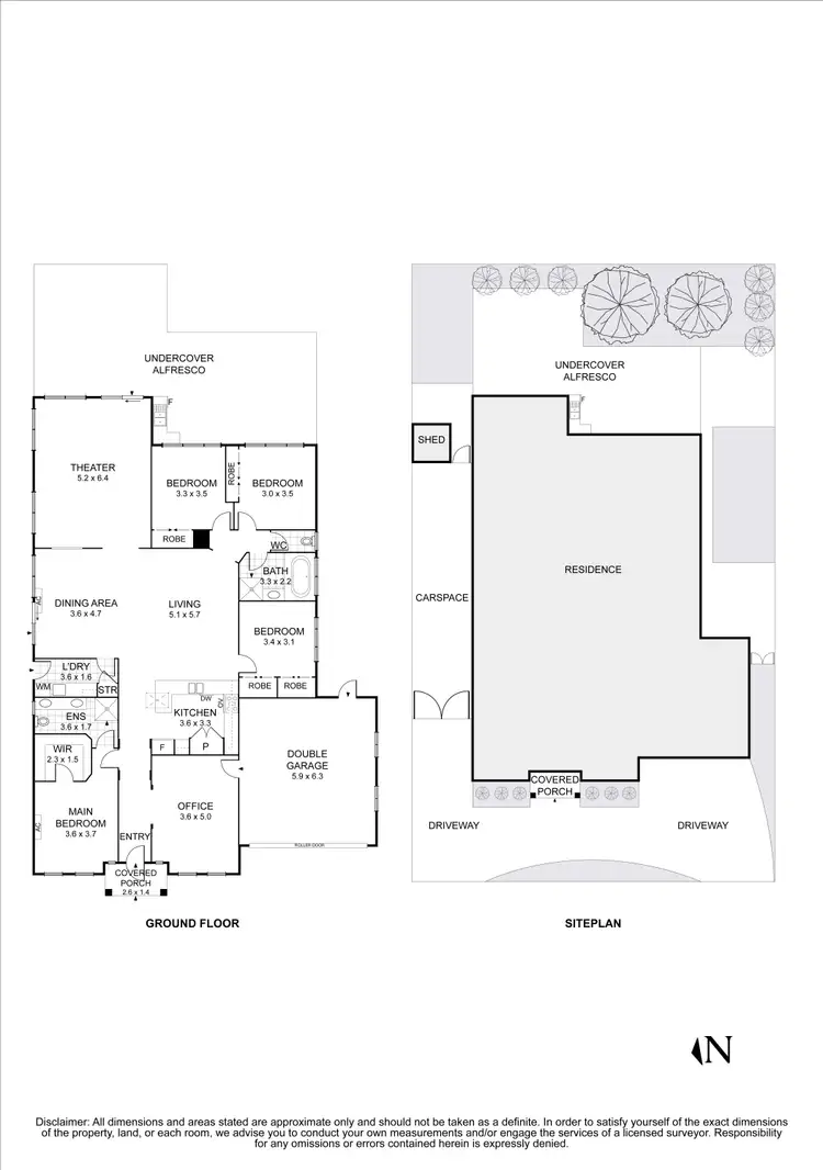 Floorplan of Homely house listing, 4 Grenadier Grove, Hillside VIC 3037