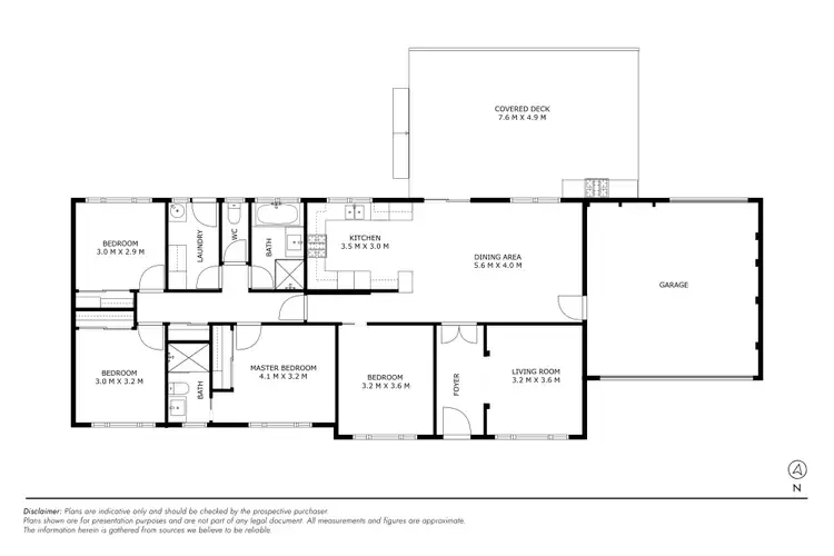 Floorplan of Homely house listing, 5 Tooroonga Crescent, Jerrabomberra NSW 2619