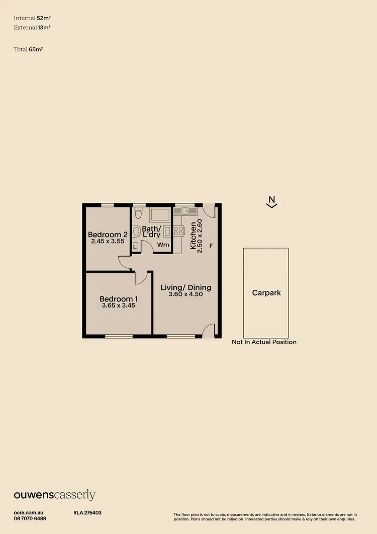 Floorplan of Homely unit listing, 6/9 Edison Road, Bedford Park SA 5042