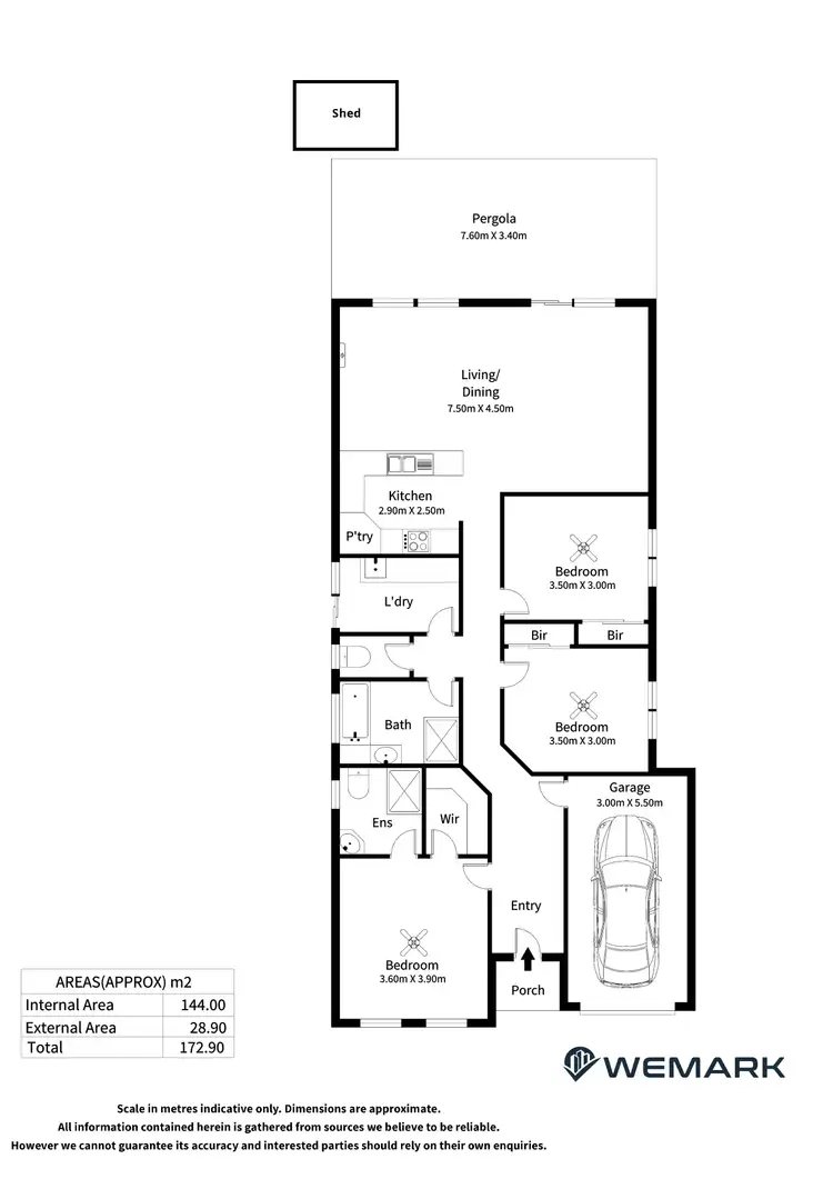 Floorplan of Homely house listing, 31 Mary Crescent, Craigmore SA 5114