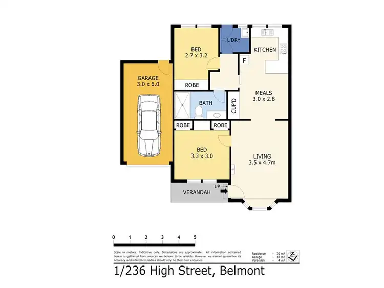 Floorplan of Homely house listing, 1/236 High Street, Belmont VIC 3216