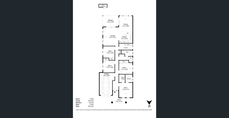 Floorplan of Homely house listing, 13 Bursaria Avenue, Munno Para SA 5115