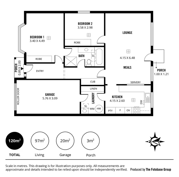 Floorplan of Homely unit listing, 3/39 Wattle Street, Fullarton SA 5063