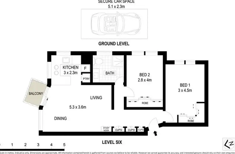 Floorplan of Homely apartment listing, 21/58-60 Carr Street, Coogee NSW 2034