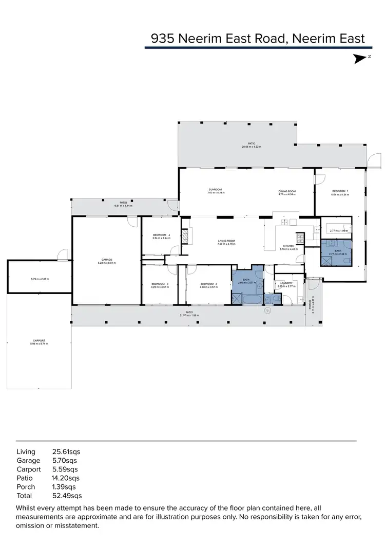 Floorplan of Homely house listing, 934 Neerim East Road, Neerim East VIC 3831