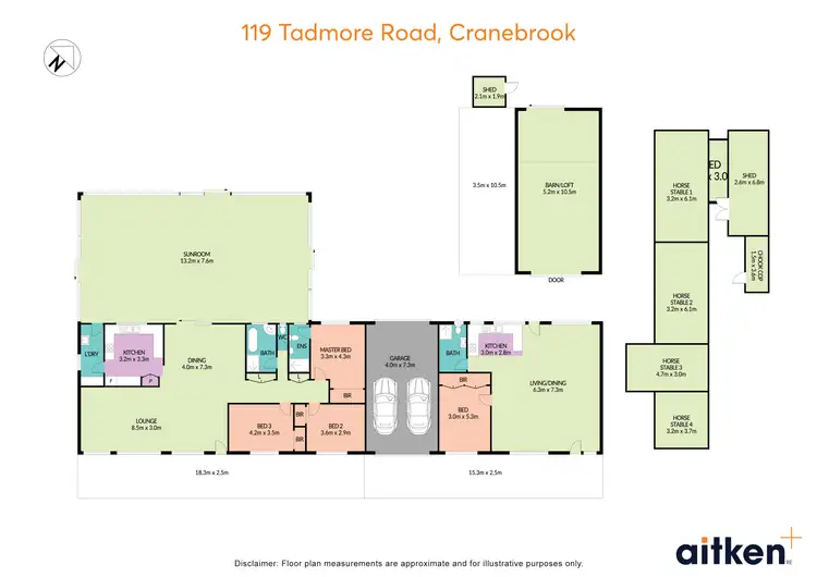 Floorplan of Homely rural property listing, 119 Tadmore Road, Cranebrook NSW 2749