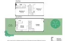 Floorplan of Homely townhouse listing, 10/108 Mitchell Street, North Ward QLD 4810